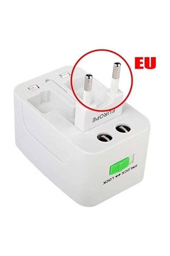 Seyahat Tipi Universal Çevirici Priz Dönüştürücü