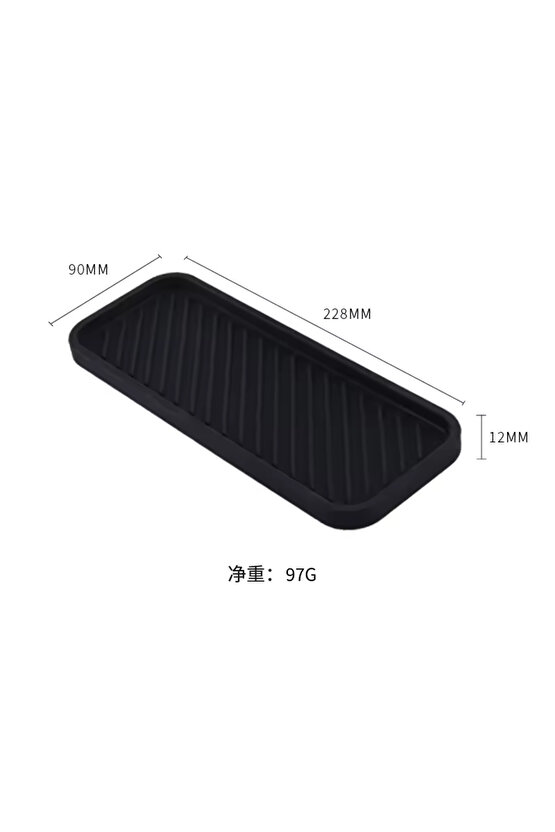 2 Adet Silikon Yağdanlık Altlığı Sabunluk Altlığı Silikon Düzenleyici