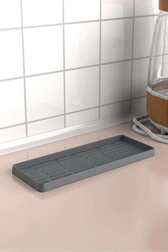 Tırtıklı Silikon Yağdanlık Altlığı Yağdanlık Standı Tutucu 0 - 249 ml 1 Parça Beyaz