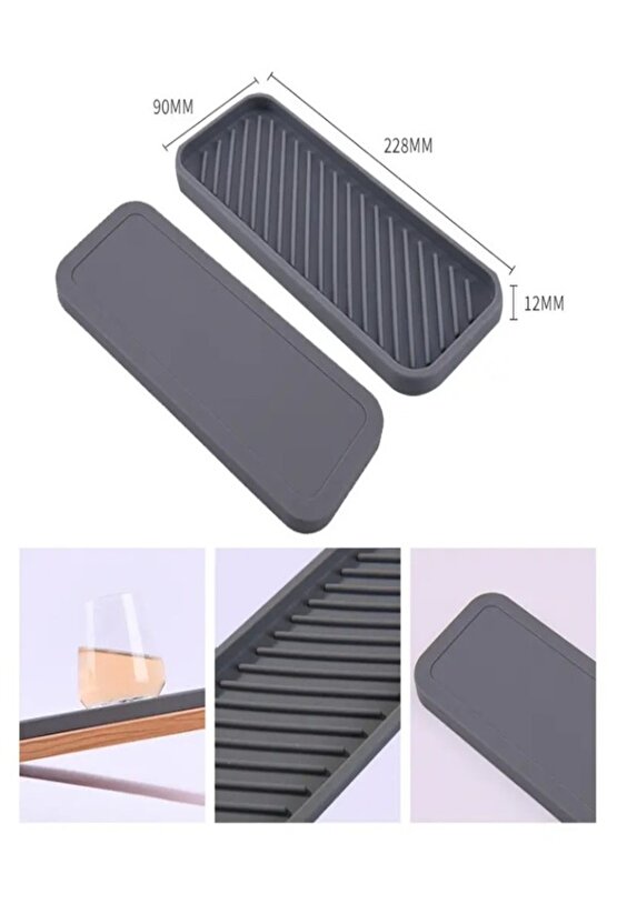 Silikon Yağdanlık & Sabunluk Altlığı | Kaymaz, Dayanıklı Ve Çok Amaçlı