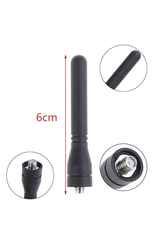Zastone Retevis Pmr Dişi 6cm Uhf Esnek Anten Telsiz Tamir