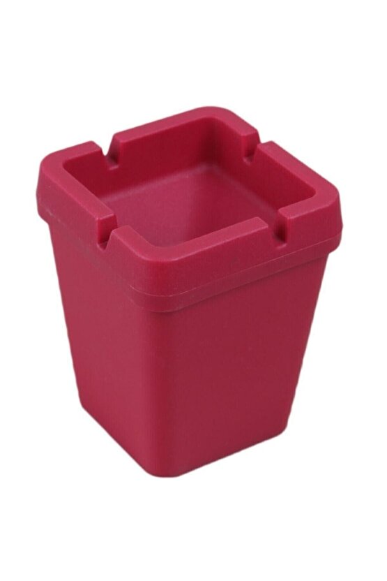 Renkli Plastik Koku Yapmayan Pratik Kulannım Kokusuz Kare Küllük