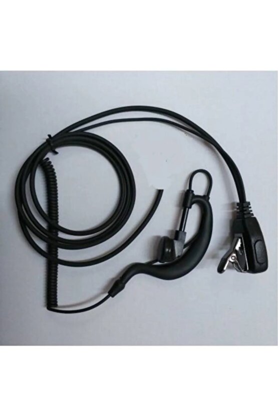 A446T Baofeng Wouxun Kaliteli El Telsiz Kulaklık Çift Pin Girişli Arkalıklı Uyumlu