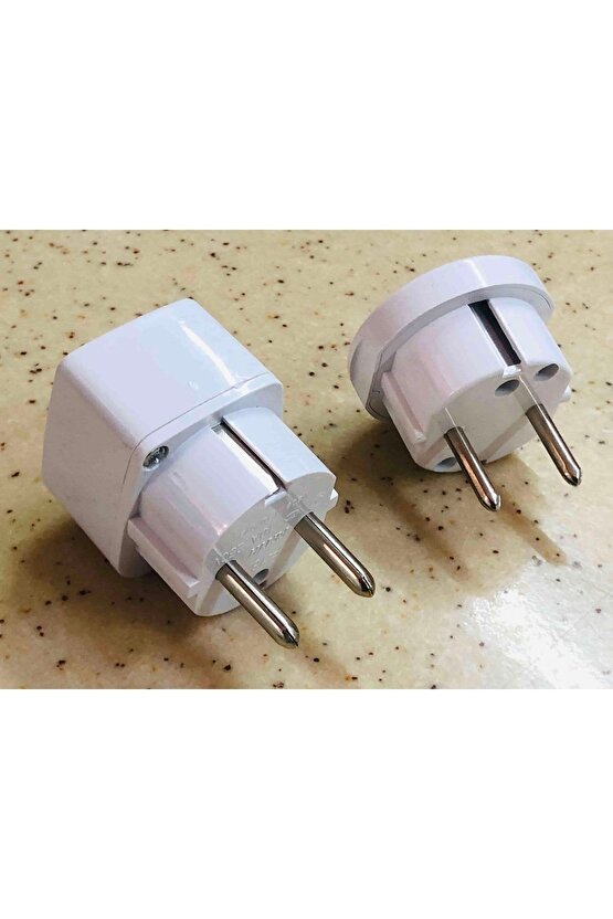 Topraklı Prizine Çevirici 2 Adet AXE1A-8C