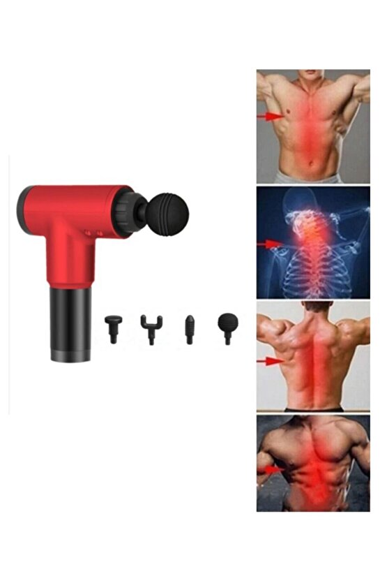 Yeni Nesil 6 Ayarlanabilir Hızlı 24 Watt Gücünde Darbeli Bel Boyun Sırt Masaj Cihazı