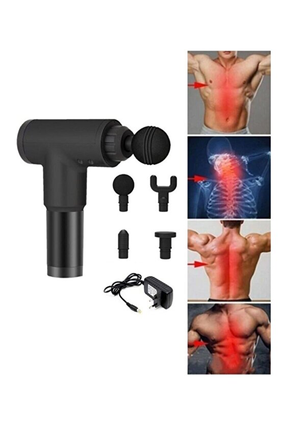 Yeni Versiyon Darbe Vuruşlu Güçlü Sırt Bel Kas Masaj Cİhazı 6 Seviye Dijital