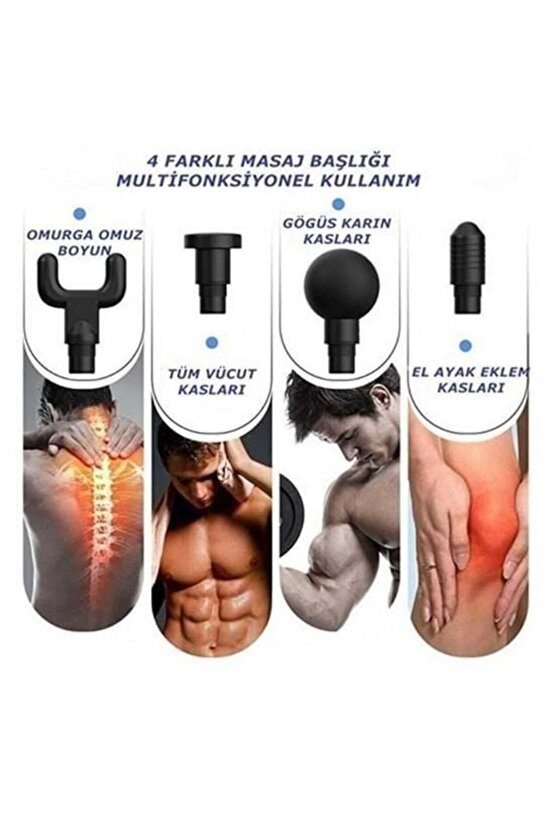 Dijital Seviye Ayarlı Profesyonel Antrenör Sporcu Masaj Cihazı