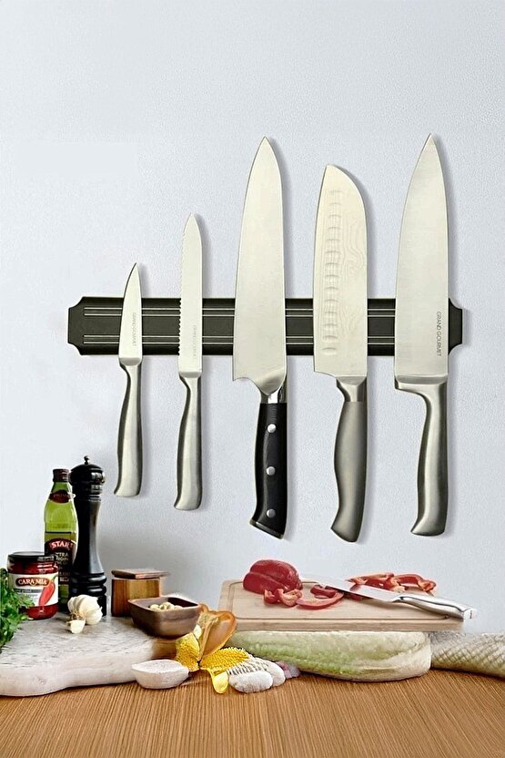 Mıknatıslı Bıçak Tutucu Stand Metal Bıçak Askısı 55 cm
