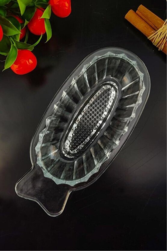 Elma ve Muz Rendelemek için Tırtıklı Yüzey Mama Tabağı Elma Rendesi