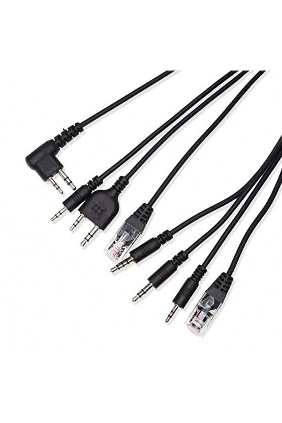 8 In 1 Telsiz Çoklu Usb Programlama Kablosu Seti Uyumlu