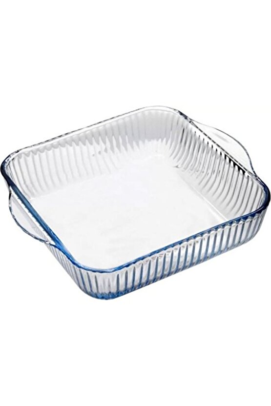 Kare Fırın Tepsisi Buzluğa Dayanıklı Optik Kek Kalıbı Börek Kalıbı