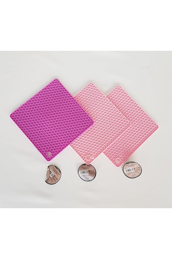 Silikon Kare Nihale 3 Lü