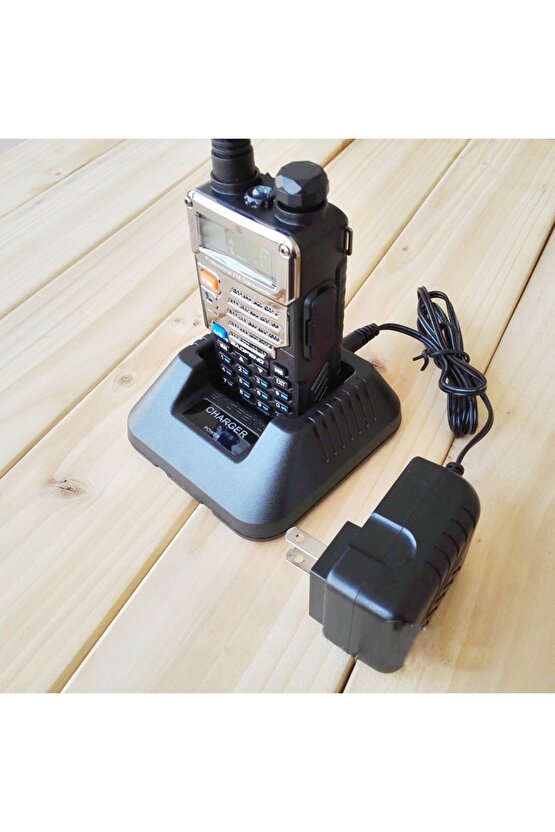 Baofeng 5RE Masaüstü Şarj Tablası Adaptorlu
