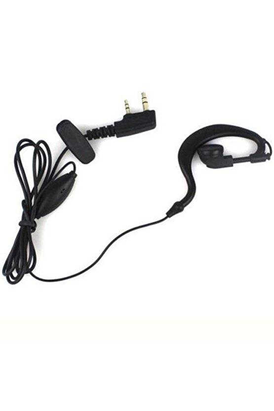 Pratik Kablolu Elden Tetiklemeli Bas Konuş Kulaklık Mikrofon Wouxun KG-UV6D Telsiz Uyumlu