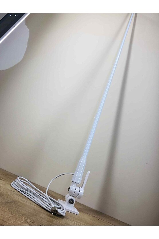 Marin Band Beyaz Fiber Anten VHF Bandı Deniz Telsizi Anteni 110 Santim