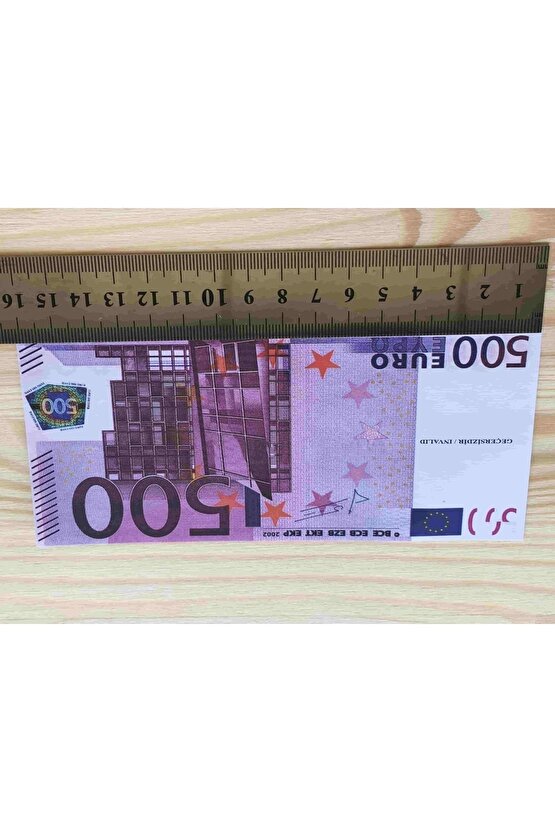 1 Deste 500 Euro Gerçekçi Şaka Oyun Parası Para Desteli 100 Adet