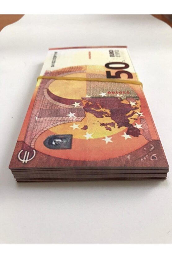 100 Adet 50 Euro Geçersiz Şaka Düğün Parası Oyun Parası