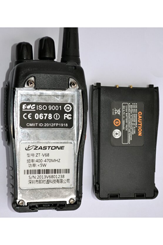 4 Adet Lisans Gerektirmeyen Tam Takım Zastone Pmr El Telsizi Deprem Haberleşmesi Için