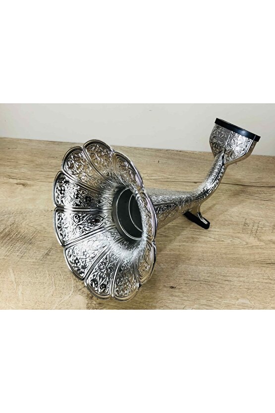 Apple Samsung Huavei Cep Telefonlarına Uyumlu  Otantik Süslü Akustik Gramofoni