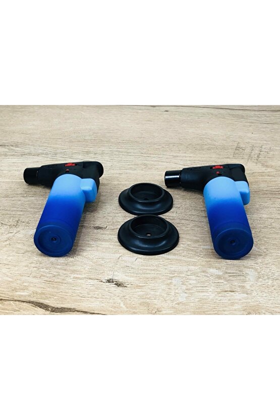 2 Adet Torch Jet 108 Gazlı Pürmüz Alevli - Doldurulabilir Çakmak