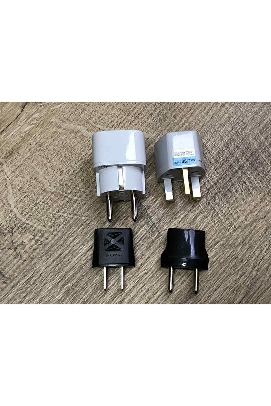 Uluslararası Seyahatler Için Elektrik Priz Dönüştürücü Pratik Set