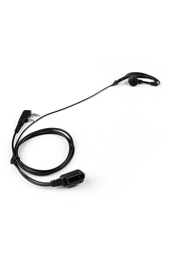 Bas Konuş Özellikli Mikrofonlu Siyah Telsiz Kulaklık Motorola Hyt El Telsizi Uyumludur