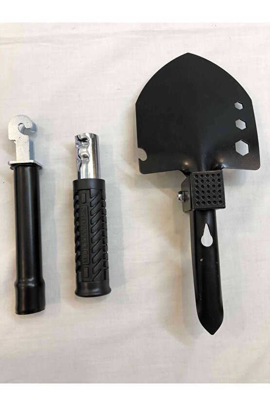 Bahçe Işleri Belleme Çapalama Seti Çelik Kürek Çapa Çekiç Özel Çantasında