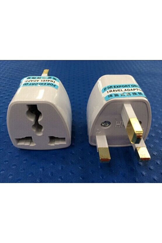 Üniversal Uluslararası Elektrik Prizi Dönüştürücü Seyahat Adaptörü Ingiliz Fiş Ucu Çevirici