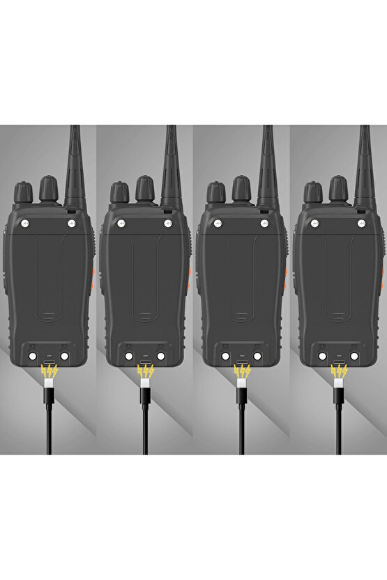 4 Adet Pmr El Telsizi Kulaklık Hediyeli