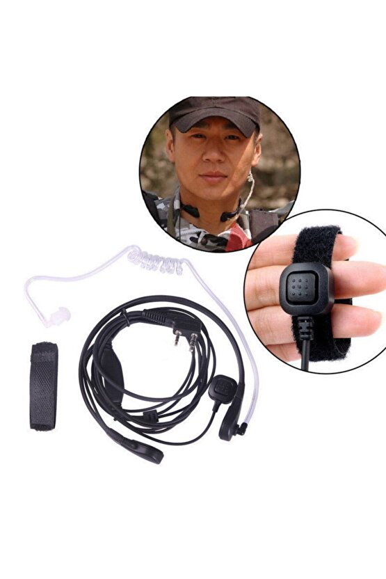 Yamaç Paraşütü Telsizleri Için Boyun Boğaz Mikrofonu Wln Mars Pro Dijital