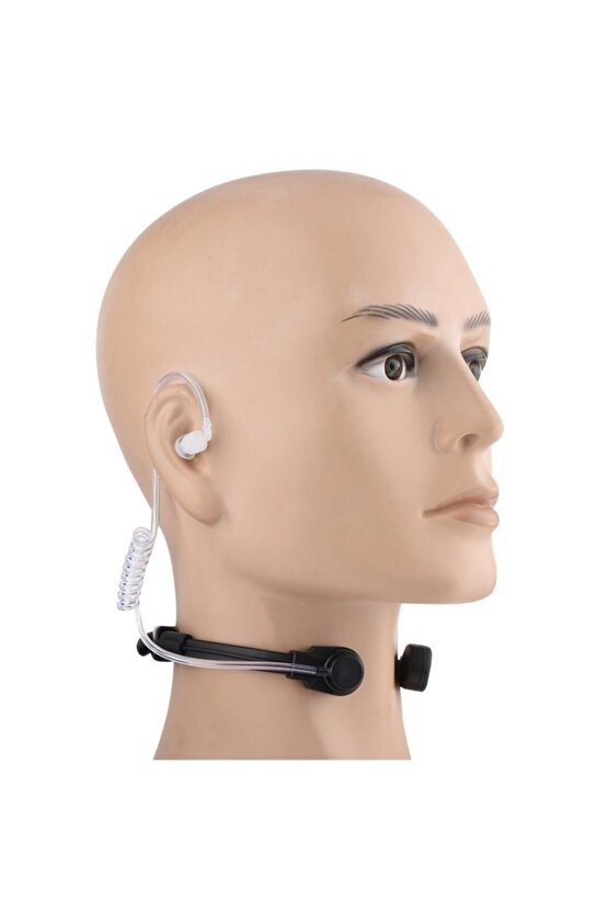 Akustik Boyun Mikrofonu Şeffaf Kulaklık Seti