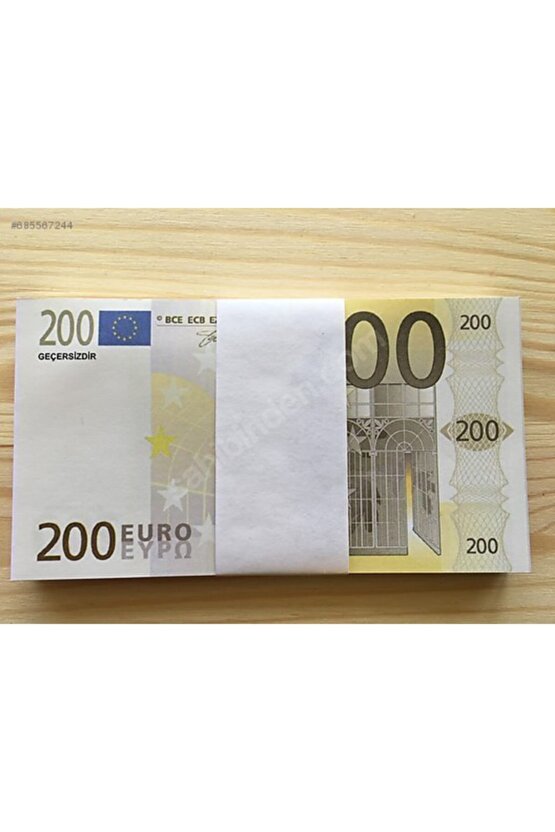 Düğün Eğlence Ve Oyun Için Geçersiz Şaka Parası 10 Deste 200 Euro