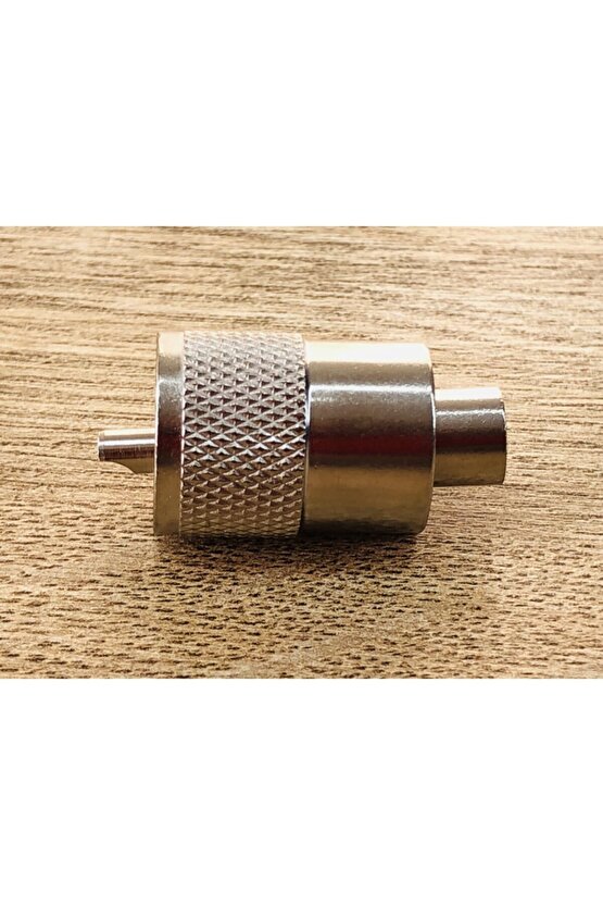 4 Adet Aselsan Amatör Telsiz Sistemlerine Rg-213 Anten Kablosuna Pl-259 Uhf Erkek Metal Konnektör