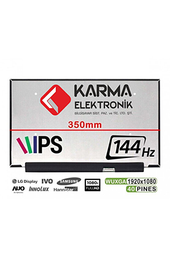 HP Victus Gaming 15-fb0015nt (7J3T4EA) Notebook Lcd Ekran, Panel - V1 - 40pin 144Hz