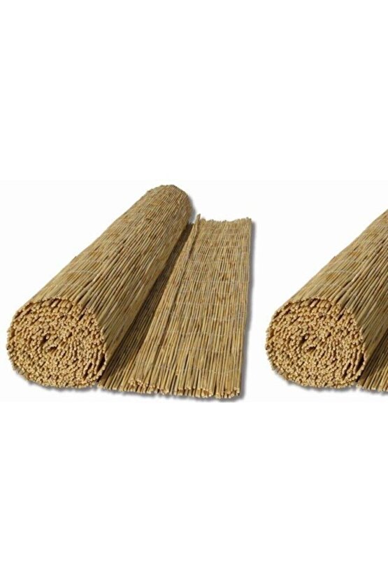 Bambu Çit Kamış Çit Hasır Çit 1,5x4,5 Metre Eni 1,5 Metre Uzunluk 4,5 Metre