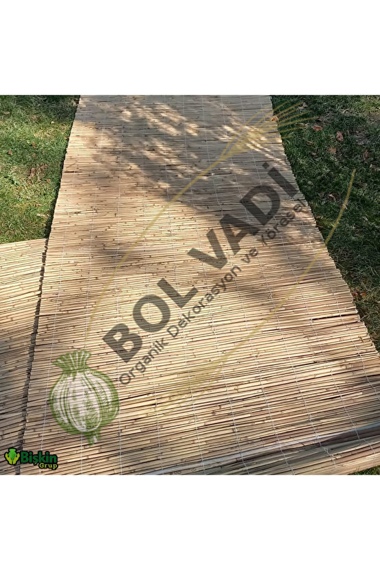 Bambu Kamış Çit, Bahçe Çiti, Balkon Çiti, Hasır Çit, Gölgelikmisina ile örülmüş
