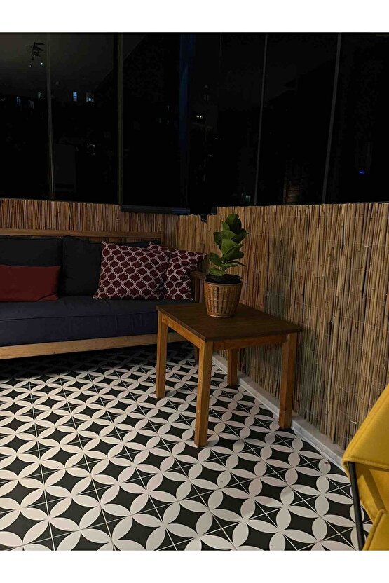 Doğal Kamış Hasır Balkon Çiti 1 M X 2,5 Metre