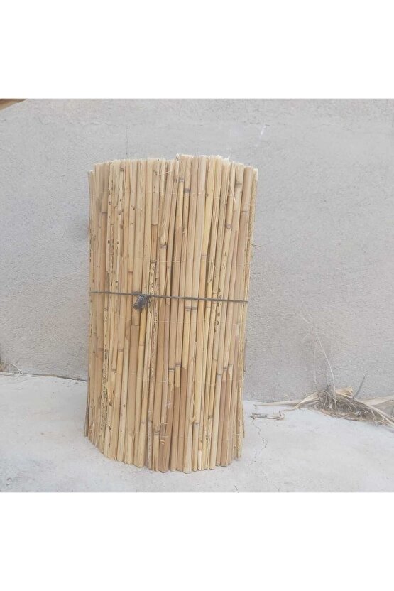 Kamış Çit 1 Metre X 1 Metre Balkon Çiti, Eber Gölünden Bambu Çit, Bahçe Çiti Ve Gölgelik