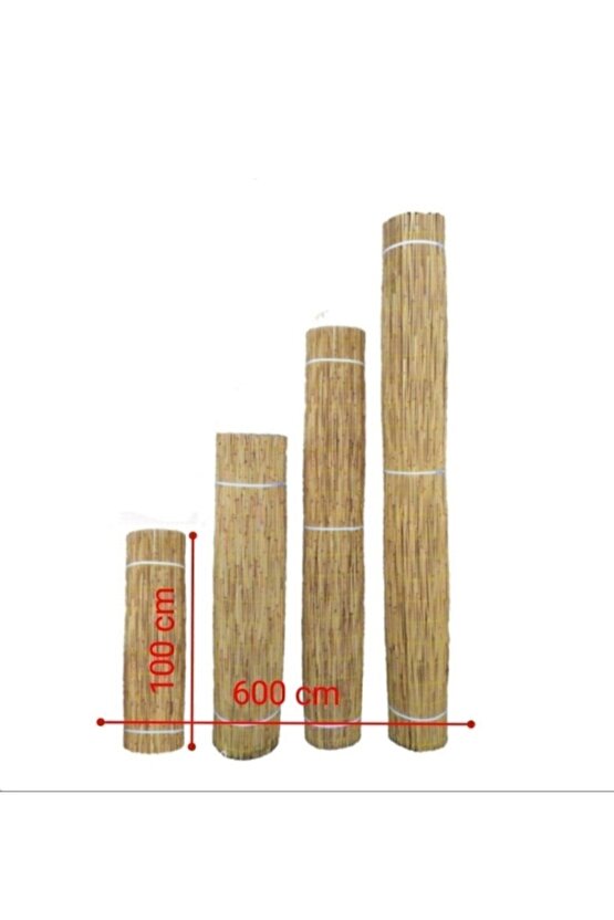 Hasır Kamış Çit 1×6 Metre Hasır Kamış Çit