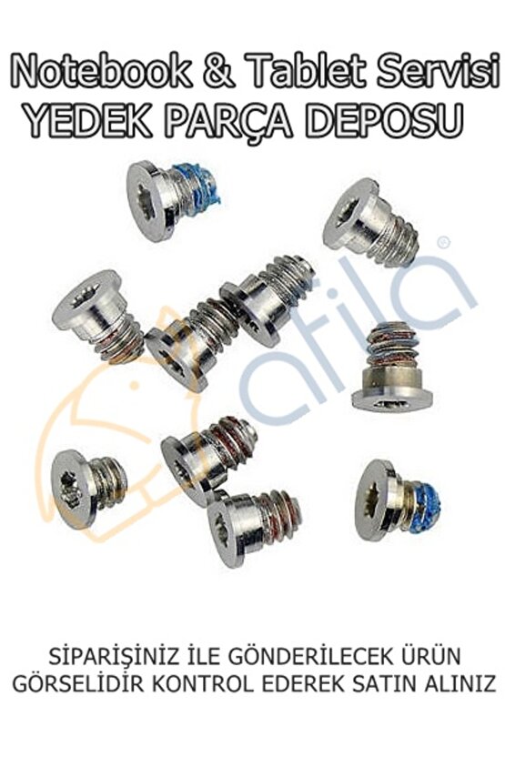 APPLE uyumlu Macbook Pro A1398, A1425, A1502 Alt Kasa Vida Seti ( Retina modelleri ile uyumludur.)