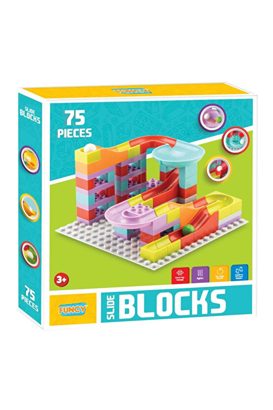 Funcy Slide Blocks 75 Parça