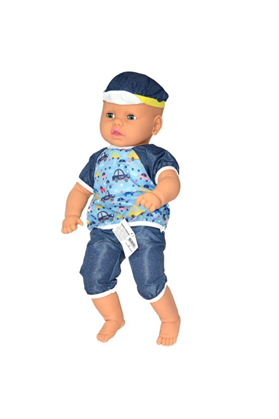 Gamze Dolgu Gövdeli Kel Bebek 60cm-05124