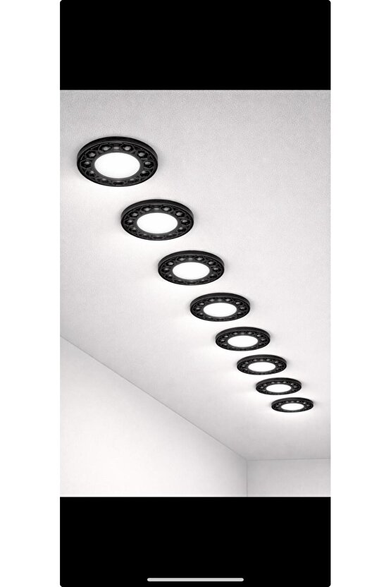 3 Işık Modlu, Ayarlı Yaylı, Sıva Altı 9 Watt Led Spot, Tavan ve Merdiven Modern Tasarım Spot Lamba