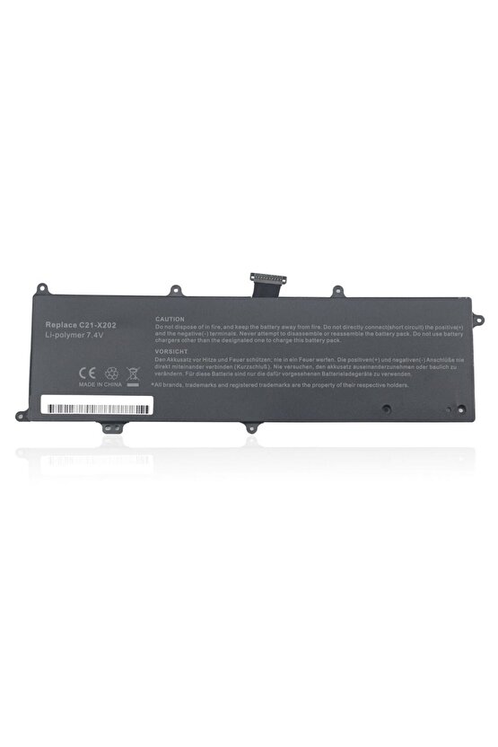 Asus VivoBook X202E-CT143H X202E-DH31T Notebook Bataryası - Pili