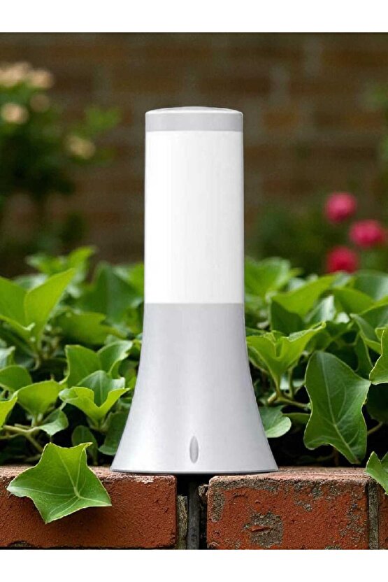 32 Cm, Plastik Gövde E27 Duylu Set Üstü Bahçe Armatürü, Elektrikle Çalışır Kaliteli Bahçe Apliği