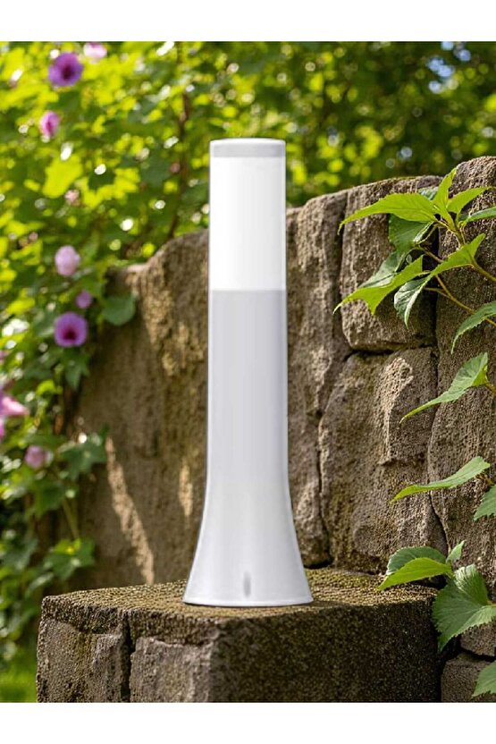 54 Cm, Plastik Gövde E27 Duylu Set Üstü Bahçe Armatürü, Elektrikle Çalışır Kaliteli Bahçe Apliği