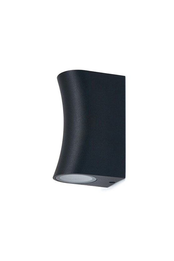 Elektrikle Çalışır, Alüminyum Antrasit Kasa, Çift Yönlü İç ve Dış Mekan Aplik (Led Ampuller Hediye)