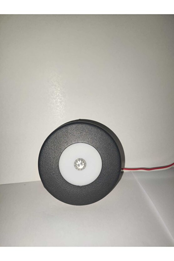 1. Kalite Yuvarlak Gün Işığı Sensörsüz Mat Krom Led Spot Basamak Armatürü