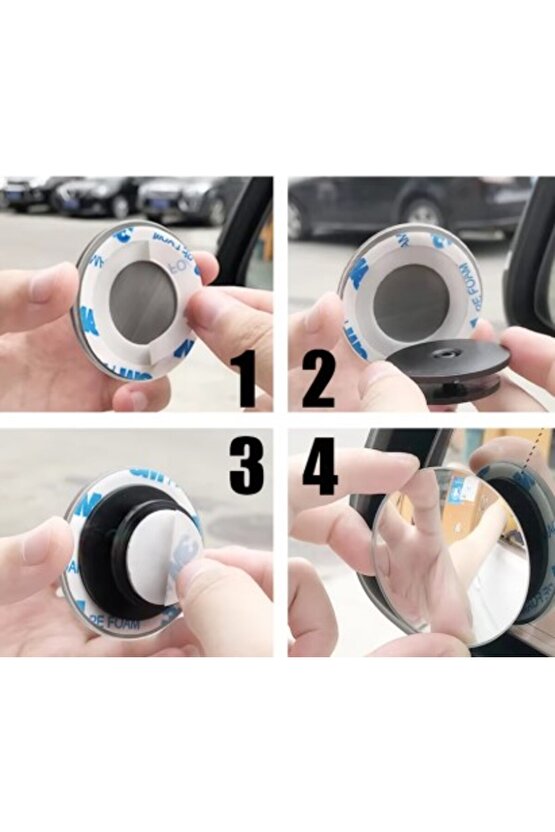 Çerçevesiz Ayarlanabilir Kör Nokta Aynası 2 li (5282)