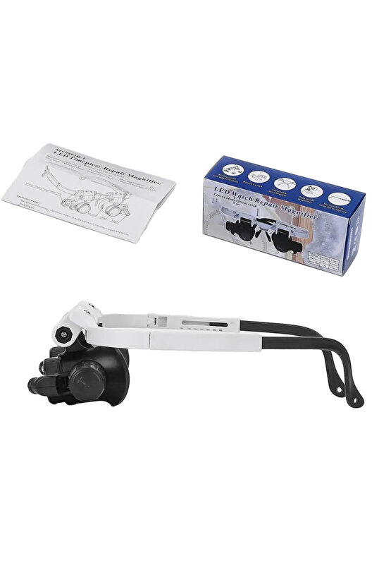 SUNUP SN-22178 PİLLİ 2 LED IŞIKLI BÜYÜTEÇLİ GÖZLÜK